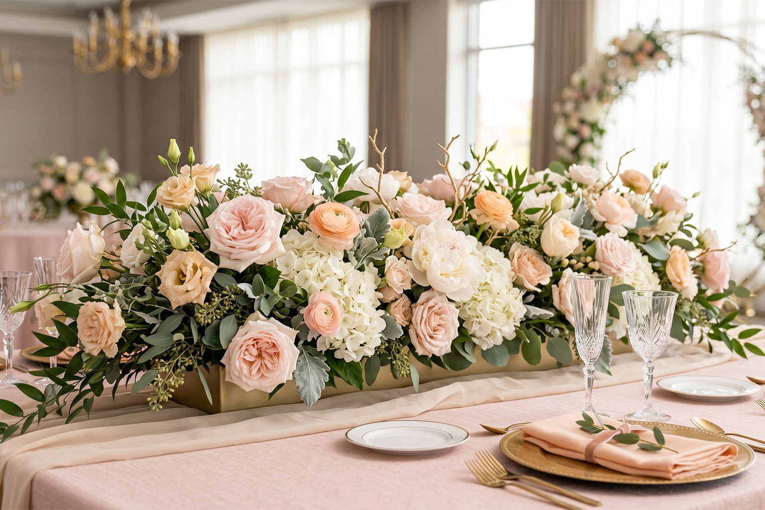 Arche florale mariage