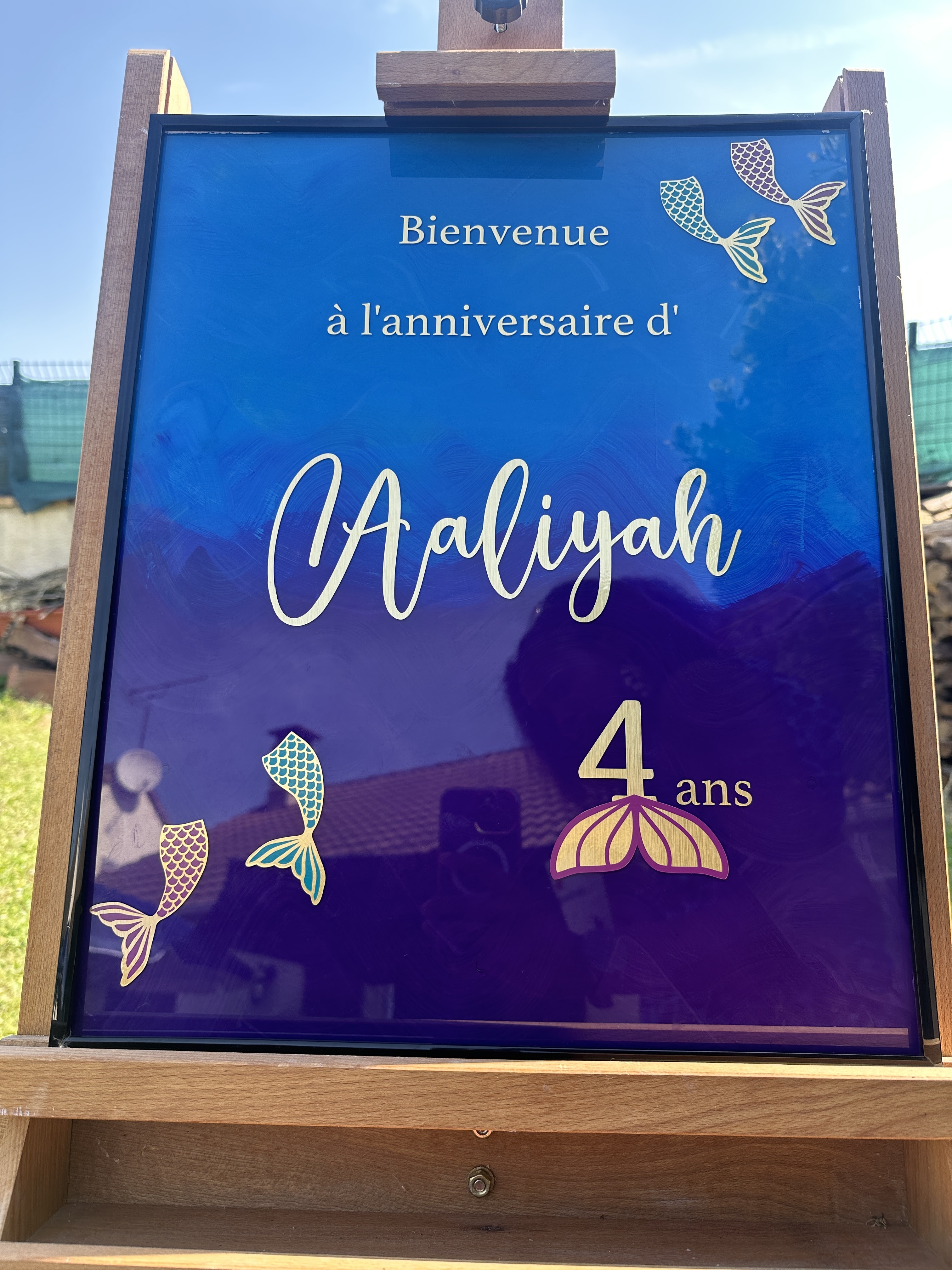 Tableau de bienvenu personnalisé