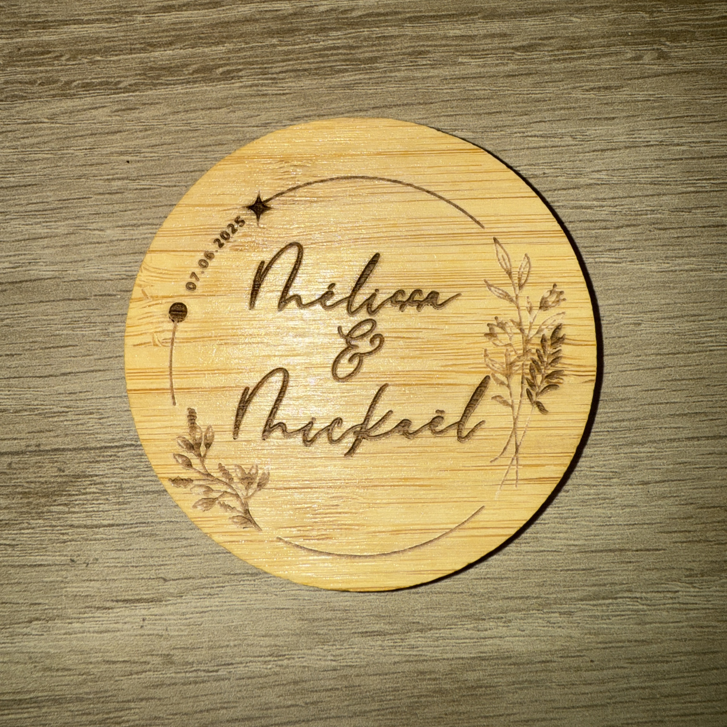 Miroir de poche personnalisé