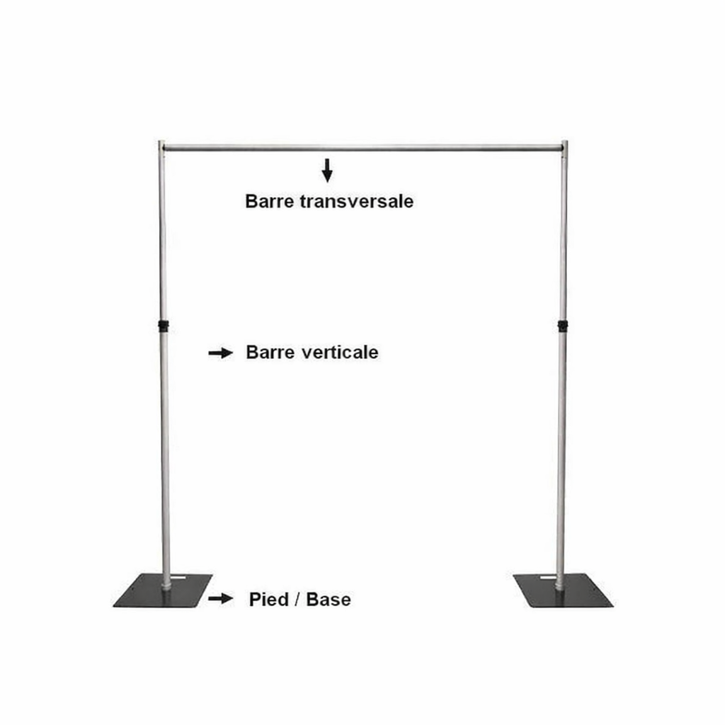 Kit structure complet 1,80 à 3m