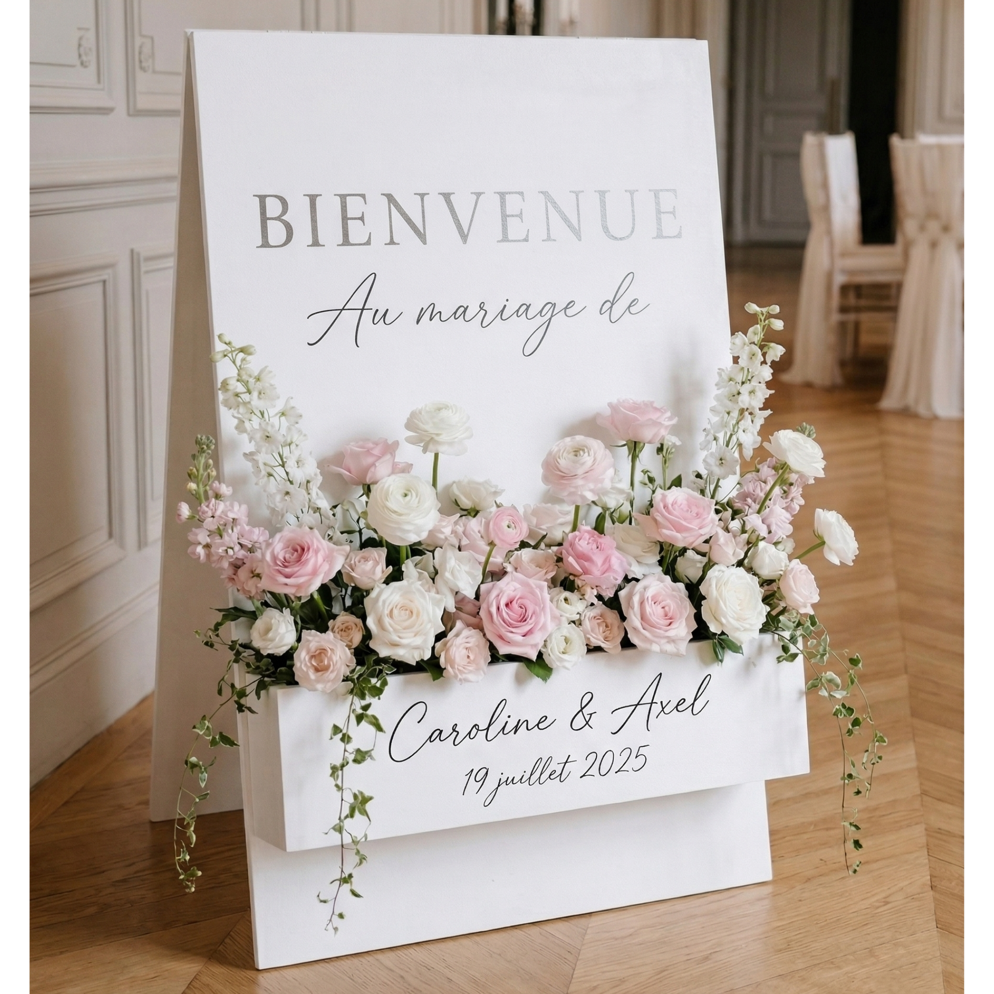 Panneau Bienvenue Fleuri